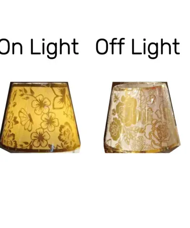 8‑inch classic floral table lamp shade – durable light cover for bedside and living‑room lamps (shade only)