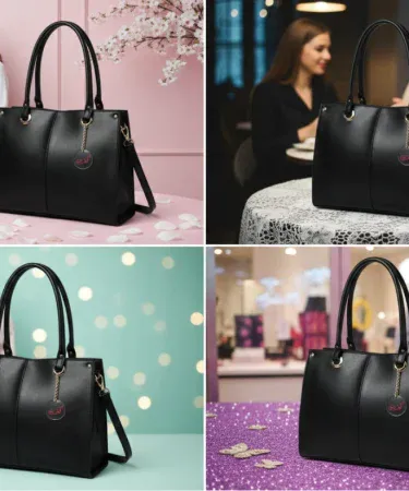 Keef Eye Tote Ladies Hand Bag in premium PU leather, stylish spacious shoulder bag for office and everyday use, imagecaption=Keef Eye Tote – Elegant PU Leather Handbag perfect for work and casual outings.