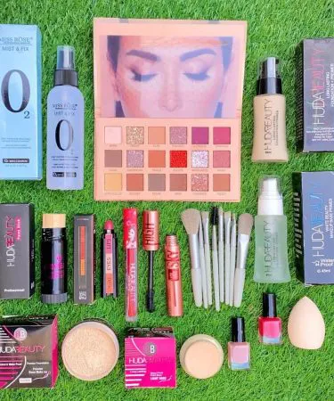 WP Deal 404 Huda and Miss Rose Cosmetics Bundle with Blender and Nail Paints**