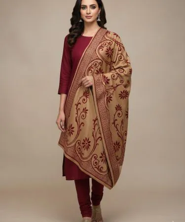 3d-pashmina-velvet-strips-shawl-with-dhanak-shirt-and-trouser-banarsi-suit**