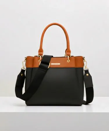 High quality synthetic leather shoulder bag with long strap, soft interior, L8×W12 dimensions, displayed on a white background.