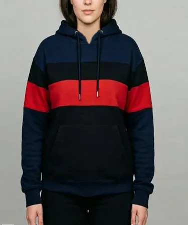 Ladies Panel Hoodie – soft fleece women’s hoodie in Small, Medium and Large, perfect for casual wear