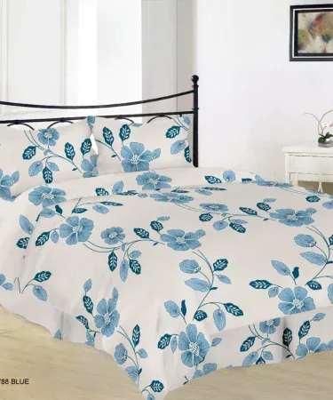100% Pure Cotton King Size Double Bedsheet with 2 Pillow Covers – Export Quality – Khareedo | Kharedo, imagecaption=Premium pure cotton king‑size double bedsheet set with two matching pillow covers, available with Khareedo | Kharedo’s Check on Delivery service.