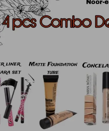 ladies face mackup kit set 3 pcs best quality makeup kit pack – Khareedo Kharedo