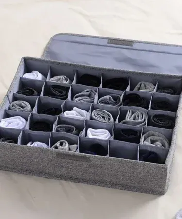 30‑grids‑underwear‑socks‑storage‑organizer‑foldable‑closet‑drawer‑divider‑Khareedo‑Kharedo