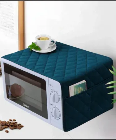 Premium Quilted Oven Cover protecting a modern kitchen oven, heat‑resistant and stylish
