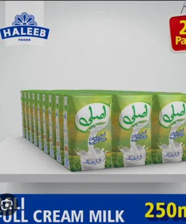 Asli Milk Full Cream 27 pcs Tetra Pack – Khareedo | Kharedo, imagecaption=Asli Milk Full Cream 27‑piece Tetra Pack (3.1 kg) available for purchase on Khareedo | Kharedo.