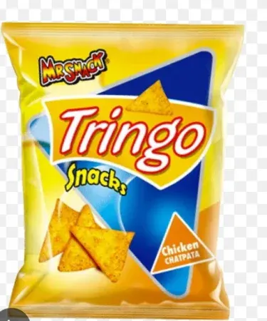 Tringo Snacks 72 pcs CTN pack – bulk snack pack in cardboard box, 110 g, displayed on a clean white background