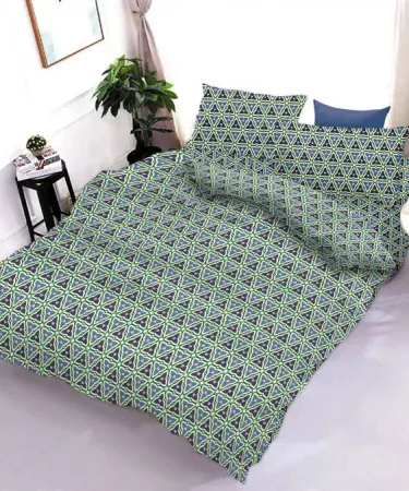Pure Cotton King Size Double Bedsheet with Beautiful Design – Soft, Breathable, Luxury Bedding, imagecaption=Elegant pure cotton king size double bedsheet perfect for a stylish bedroom.
