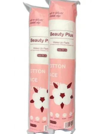 Organic cotton rounds 80pcs – hypoallergenic, lint‑free makeup remover pads for face and nails, perfect for sensitive skin.