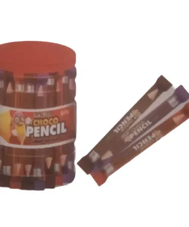 Choco Pencil chocolate flavour box pack 45 pcs – chocolate candy pencils in a sealed box, imagecaption=45-piece Choco Pencil chocolate flavour box – perfect snack and gift,