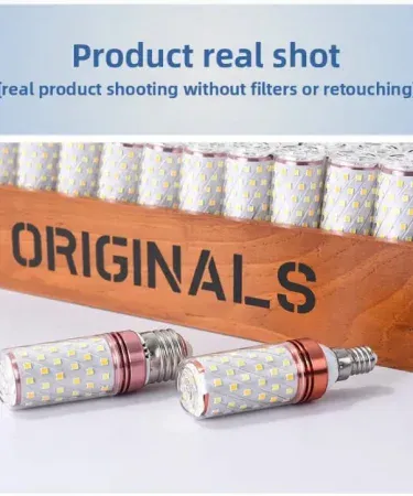 LED Table Lamp Bulb – Energy Saving E27 Warm White LED Light for Bedside Lamps, long life, bright warm glow, suitable for home and office lighting.