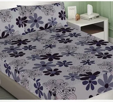 Luxury Premium Waterproof Mattress Protector with 2 Pillow Covers – King Size – Printed Design, imagecaption=King‑size printed waterproof mattress protector with matching pillow covers,