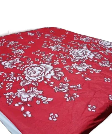 Waterproof King Size Mattress Cover Printed – premium waterproof protector with decorative print, imagecaption=Stylish printed waterproof king size mattress cover protecting your mattress in Pakistan.