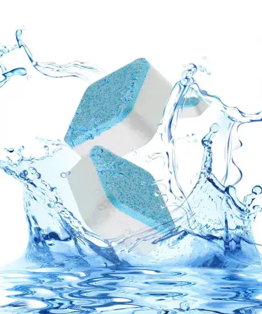 12 pcs washing machine detergent cleaner deep cleaning tablets for front loader & top load washer, imagecaption=Pack of 12 deep cleaning tablets suitable for front‑loader and top‑loader washing machines,