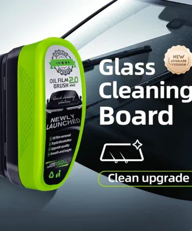 1 pc Car Glass Oil Film Removing Cleaner – Glass Polish Cleaner for Windscreen, car windshield, oil film remover