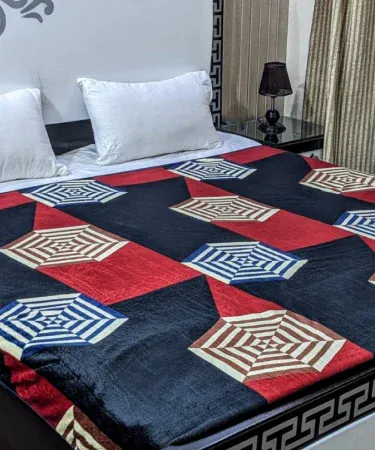 Soft Flees AC Blanket for Double Bed – premium breathable fleece comforter in white, blue and grey colors, perfect for AC rooms.