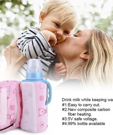 USB Milk Bottle Warmer Heater Multifunction Coffee Tea Mug Beverage Warming Bag on Khareedo