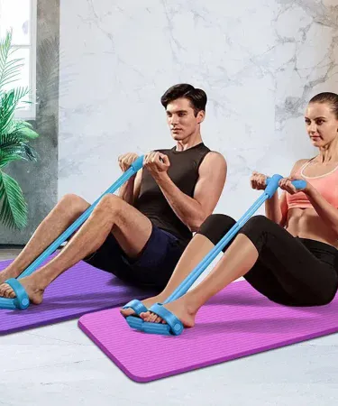 Pedal Resistance Band Latex Bodybuilding Expander – pull‑rope fitness tool for yoga, core and strength training, imagecaption=Pedal Resistance Band Latex Bodybuilding Expander – versatile home‑gym equipment,