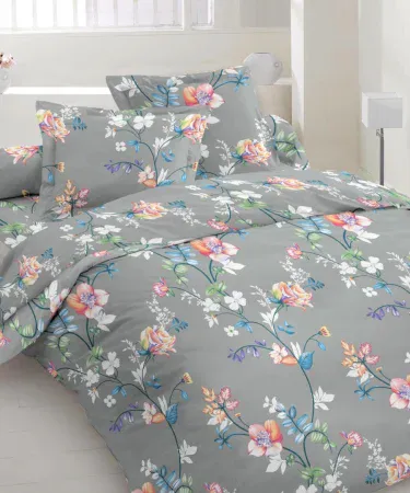 King size 100% cotton bedsheet with two matching pillow covers – soft, breathable, premium quality bedding set for a king‑size bed.