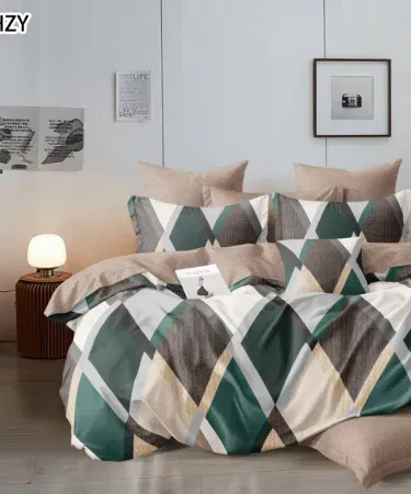 King size double bedsheet set with two plush pillows – luxurious bedroom décor, imagecaption=Premium king size double bedsheet set with 2 pillows, perfect for a cozy and elegant bedroom.