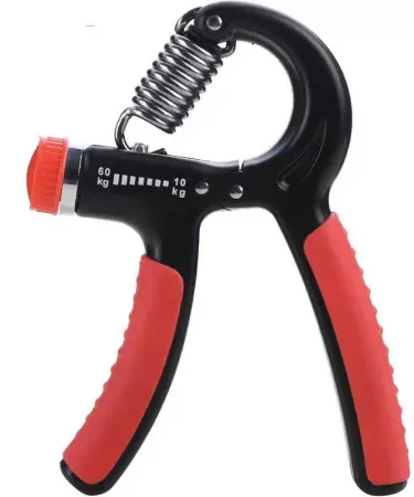 5 to 60kg adjustable single hand grip strengthener with counter, imagecaption=Adjustable Hand Grip Power Exerciser – 5‑60 kg tension range for forearm, wrist and grip training,