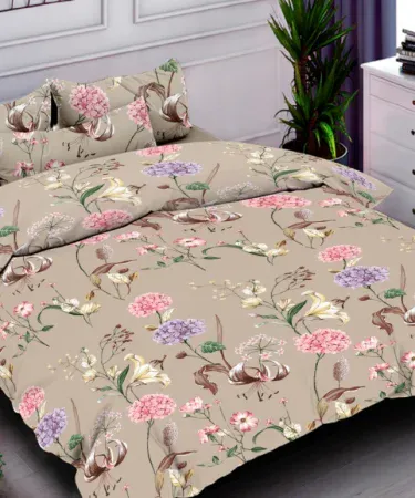 King Size 100% Cotton Bedsheet with 2 Pillow Covers – soft, breathable, premium cotton set for a luxurious bedroom, imagecaption=Premium King Size 100% Cotton Bedsheet with Pillow Covers – available now on Khareedo & Kharedo with Check‑on‑Delivery service.