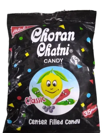 Choran Chatni Candy in pouch packaging – sweet tangy Pakistani snack, imagecaption=Choran Chatni Candy Pouch Packing – ready for delivery with Khareedo/Kharedo COD service ,