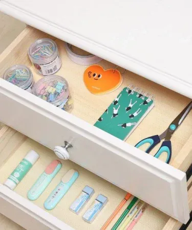 Multi Purpose Refrigerator Mat – Washable Waterproof Shelf Liner in Random Colors