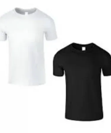 Men’s premium quality 2‑piece T‑shirt set – white and black cotton jersey tees for casual summer wear, imagecaption=Premium white and black men’s T‑shirts (2‑piece set) available on Khareedo | Kharedo,