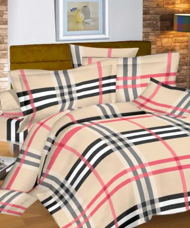 King Size 100% Cotton Bedsheet with 2 Pillow Covers – premium soft cotton bedding set for king‑size beds