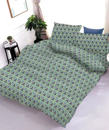 Pure Cotton King Size Double Bedsheet with Beautiful Design – Soft, Breathable, Luxury Bedding, imagecaption=Elegant pure cotton king size double bedsheet perfect for a stylish bedroom.