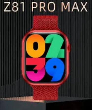 Series 9 Z81 PRO MAX 2.02″ AMOLED luxury smartwatch with GPS, wireless charging and Bluetooth calling – front view