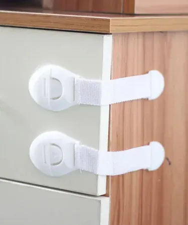Child safety lock for drawer, door & refrigerator 1X – secure kid‑proof lock for home use