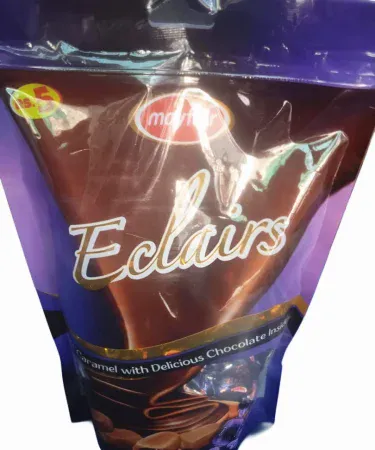 Eclair pouch 90 pcs package – premium snack pouch with fresh contents, 110 g, made in Pakistan