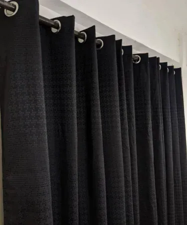 Export Plain Jumbo Self Shade Jacquard Curtain 92x55 inches for living room and bedroom – premium export quality, imagecaption=Premium Export Plain Jumbo Self Shade Jacquard Curtain (92" x 55") – Perfect for Living Room & Bedroom,