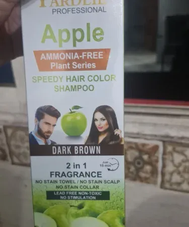 Yardlie Apple Hair Colour 200 ml bottle – vibrant apple shade hair dye, imagecaption=Yardlie Apple Hair Colour 200 ml – Apple scented hair dye for glossy results,