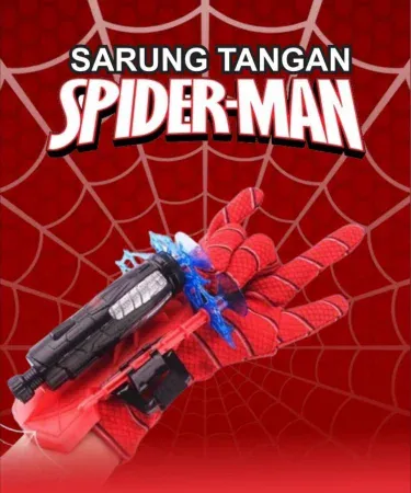 Spider Shooter Amazing Spiderman Costume Glove Toy – Web Dart Shooter for Kids, imagecaption=Kids enjoying the Spider Shooter Amazing Spiderman Web Dart Launcher – available at Khareedo | Kharedo.