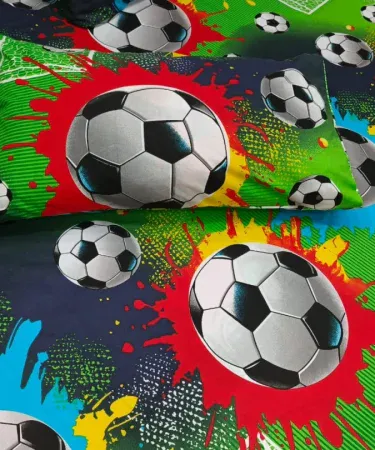 Kitten king size double cartoon printed bedsheet set with two matching pillows, vibrant bedroom décor, premium cotton blend, perfect for kids and teens, displayed on a king‑size bed, Pakistan home décor imagecaption=Luxurious Kitten cartoon printed king‑size double bedsheet set with 2 pillows – shop now on Khareedo | Kharedo, Pakistan.