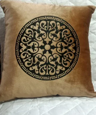 Premium Quality Malai Velvet Cushion Cover 16x16 in elegant cream color, imagecaption=Luxurious Malai Velvet Cushion Cover (16 × 16 in) – Perfect for enhancing any living‑room décor.