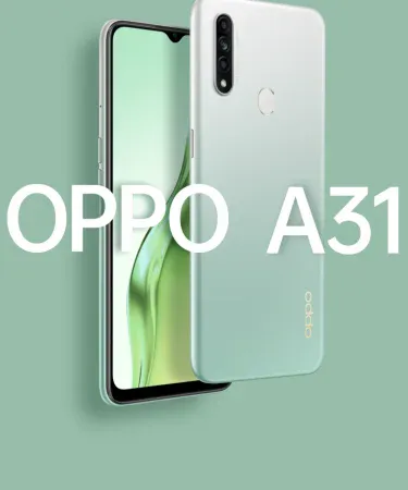 OPPO A31 original 4GB RAM 128GB double SIM fingerprint smartphone without box – front view