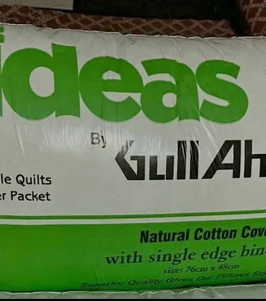 Export quality ball‑fiber pillow 1 pcs – soft 19x29 pillow for home décor, imagecaption=Premium export‑grade pillow (19x29 in) packed in a poly bag, ready for COD delivery across Pakistan,