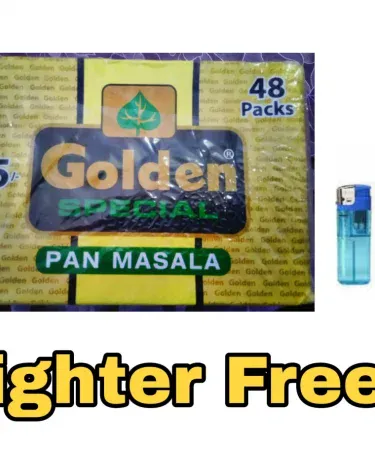 Golden Sweet Suppari Box Pack – 110 g premium Pakistani sweet snack, packaged in a stylish box, ready for delivery.