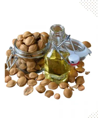 Organic Apricot Kernel Oil – 100% pure cold‑pressed oil for hair growth and skin glow, available in 50ml, 100ml & 250ml bottles, packaged by Khareedo | Kharedo