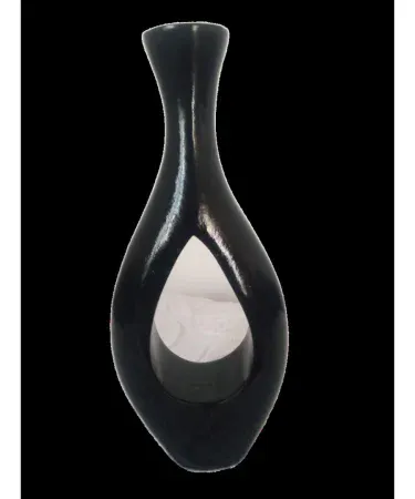 Handcrafted bottle shape vase new style 12" height made of plaster of Paris, painted beautifully for table decoration.