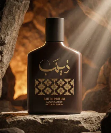 Zainab – Eau de Perfume 100ML bottle with elegant gold cap and luxurious packaging, imagecaption=Zainab – Eau de Perfume 100ML – premium fragrance available on Khareedo & Kharedo with Check‑on‑Delivery service.