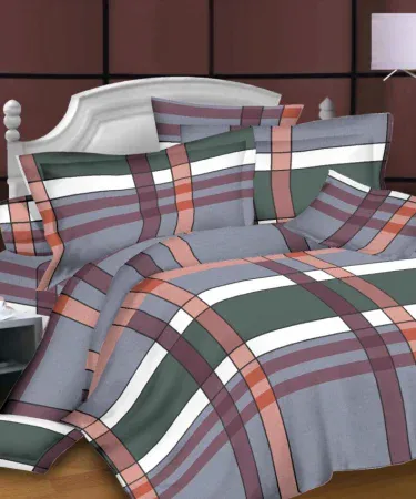 King Size Double Bedsheet Set with 2 Pillows – luxurious cotton‑blend bedding for a stylish bedroom