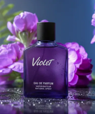 Violet – Eau De Parfum 100ML bottle with elegant packaging, premium floral fragrance, 100ml perfume, Khareedo Kharedo COD delivery