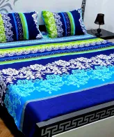 King Size Double Bedsheet Set with 2 Pillows – Luxurious Soft Bedding for Bedroom