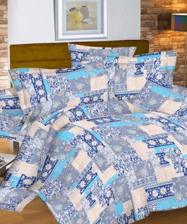 Double Bedsheet King Size – Unique Color & Design – Premium Cotton Blend, perfect for modern bedrooms.